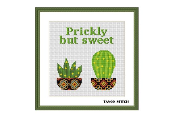 Cute Cactus Ornament Cross Stitch