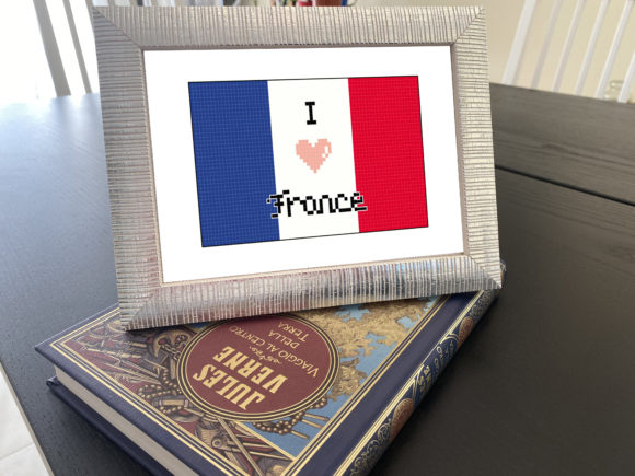 Flag of France Cross Stitch Pattern Review
