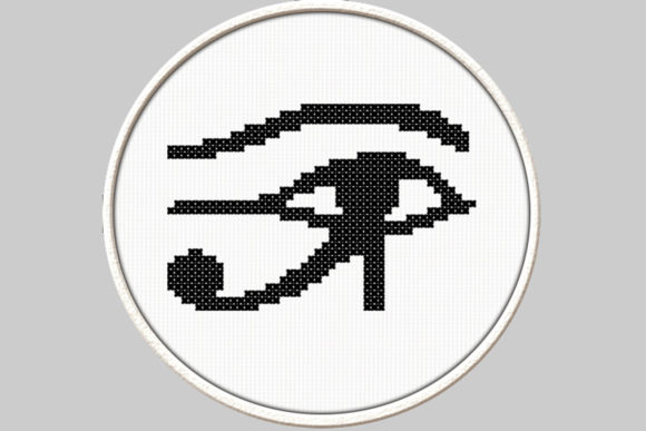 Horus Eye Cross Stitch Pattern