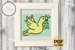 Pigeon Modern Cross Stitch Pattern